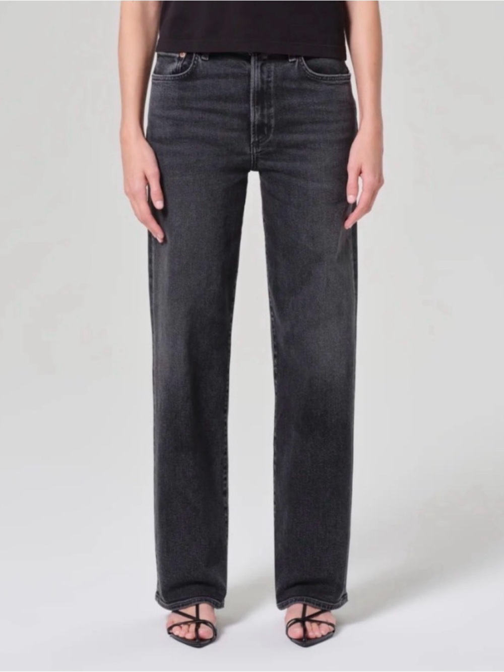 Agolde Charcoal High-Rise Women's Jeans